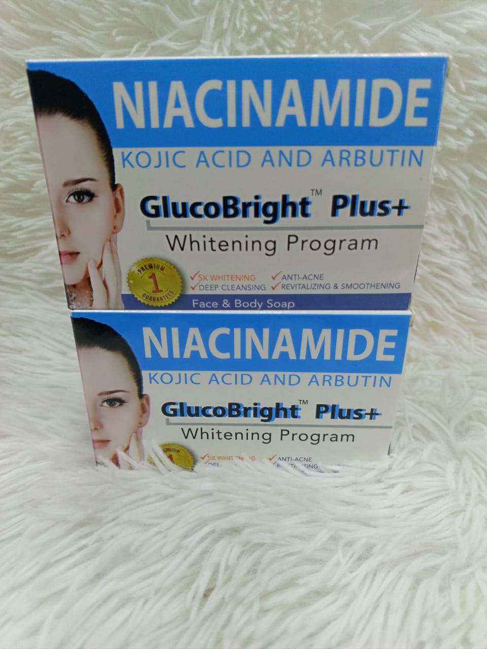 Kojic Acid Soap Niacinamide Kojic Acid And Arbutin Glucobright Plus+ Whitening Program Face And Body Soap