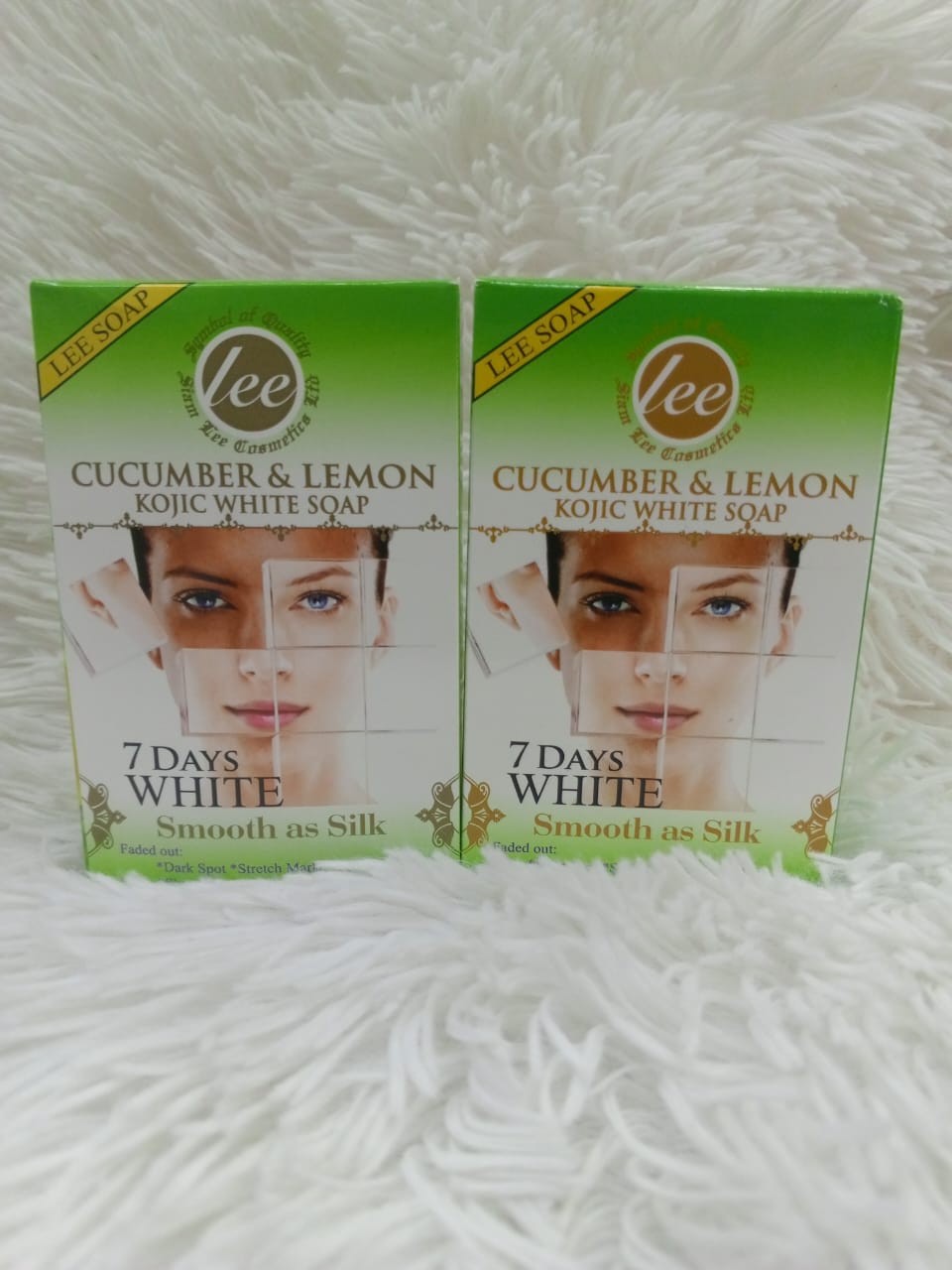 Lee Kojic Acid Soap (7 Days White Soap) Cucumber And Lemon
