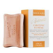 Makari Naturalle Carotonic extreme Lightening CARROT OIL SOAP SPF15. Lightens complexion, Cleanses, Purifies, Moisturizes, Exfoliates, Smooths & Softens