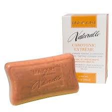 Makari Naturalle Carotonic extreme Lightening CARROT OIL SOAP SPF15. Lightens complexion, Cleanses, Purifies, Moisturizes, Exfoliates, Smooths & Softens