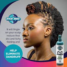 Stylin' Dredz Moisture Splash Conditioning Spray Natural Hairstyles Dreadlocks Artificial Locs Oil Moisturising Spray Extra Dry Hair with Conditioners 350ml