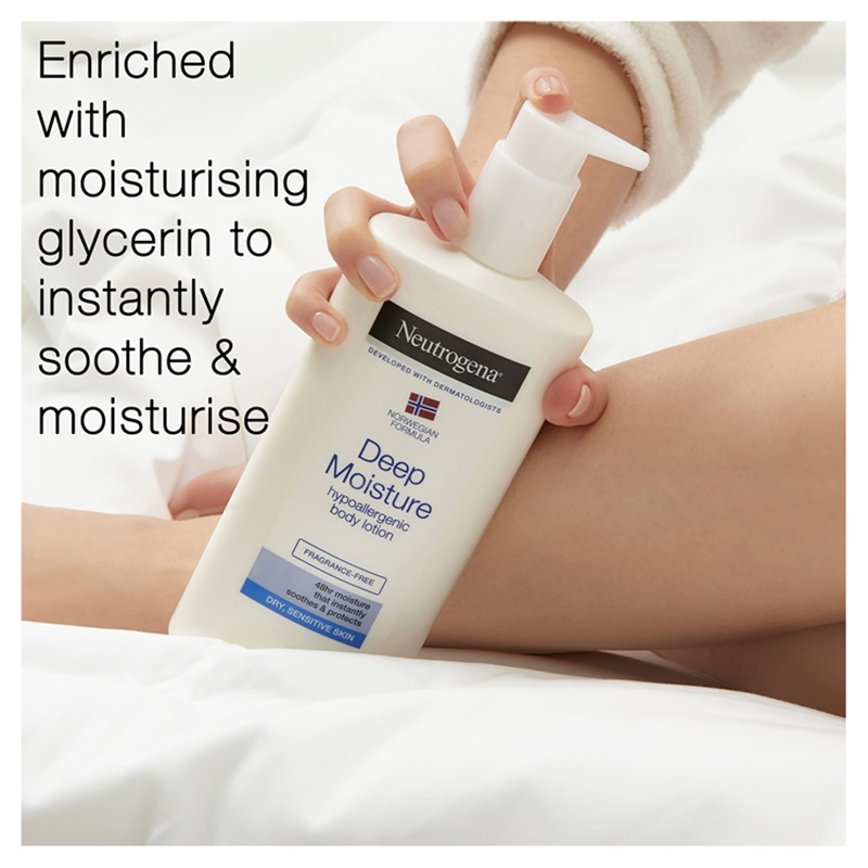 NEUTROGENA Norwegian Formula Deep Moisture Hypoallergenic Body Lotion