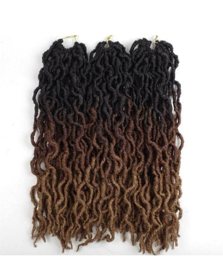 Gypsy Ombre Wavy Faux Locs Crochet Hair