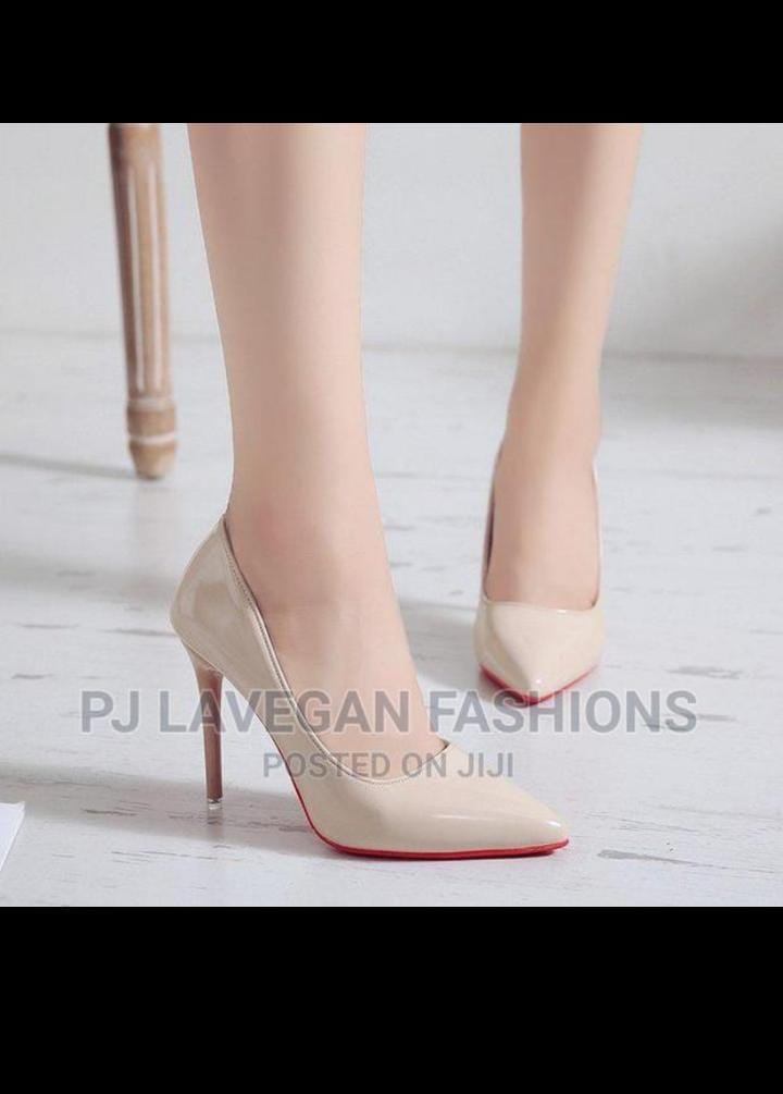 Red bottom Nude Women's 3 inch Elegant Gorgeous Closed Pointed Toe Slip-On Solid High Heels for Ladies Wedding Dress Shoes - Comfortable Stiletto Pumps (size 38) ( size 245)