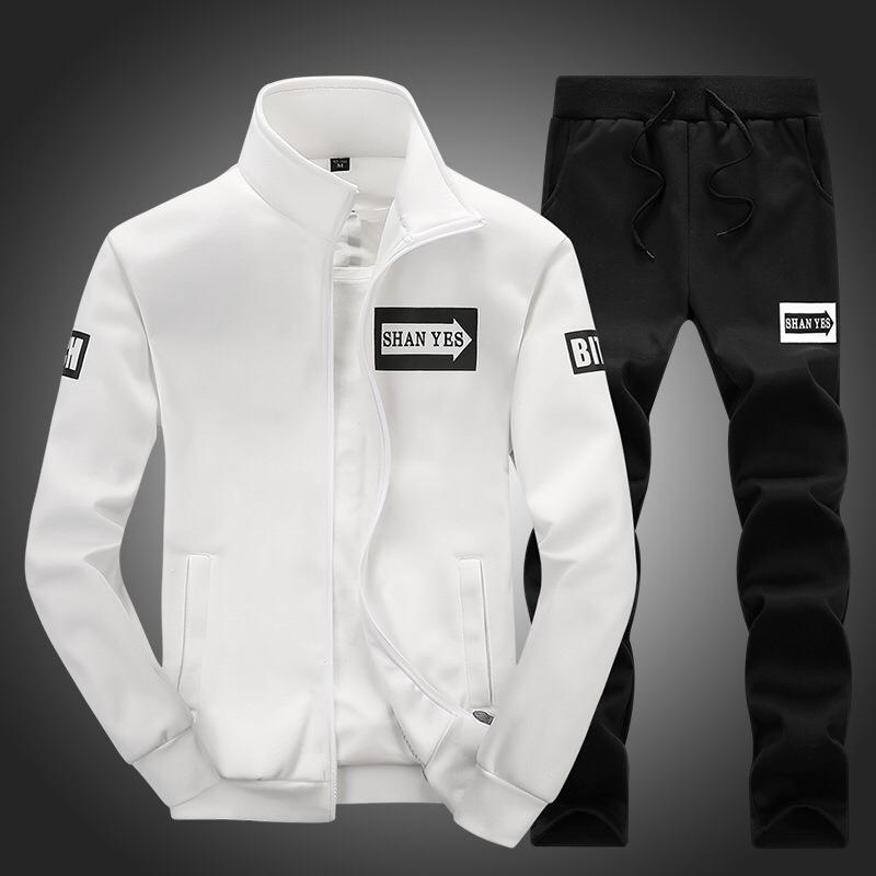 Fashionable high quality Trendy and in fashion classic Suits for Men men's sweatsuits jogger sets Sweat Track Suits 2-Piece Casual Athletic Jogging Warm-Up Complete Zip Sets