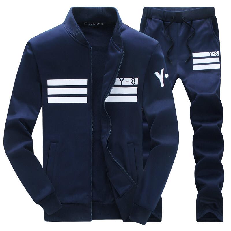 Fashionable high quality Trendy and in fashion classic Suits for Men men's sweatsuits jogger sets Sweat Track Suits 2-Piece Casual Athletic Jogging Warm-Up Complete Zip Sets