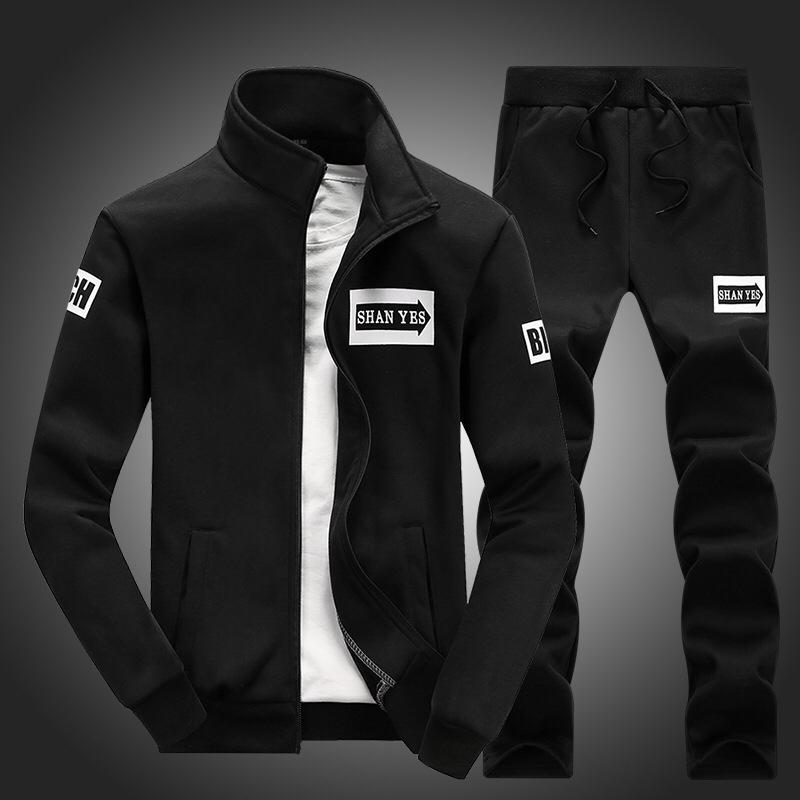 Fashionable high quality Trendy and in fashion classic Suits for Men men's sweatsuits jogger sets Sweat Track Suits 2-Piece Casual Athletic Jogging Warm-Up Complete Zip Sets