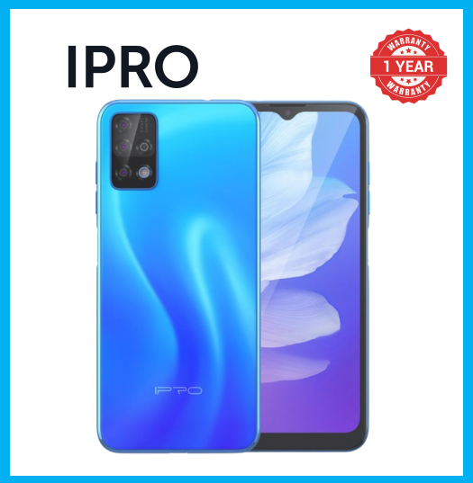 New Arrival IPRO S200m 64GB + 4GB RAM  13MP Camera Android  6.53" HD+ Display  Dual Sim 4G Network 4000mAh Battery  Side Fingerprint Phone Smart Phones