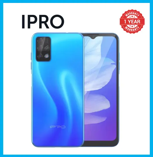 New Arrival IPRO S200m 64GB + 4GB RAM  13MP Camera Android  6.53" HD+ Display  Dual Sim 4G Network 4000mAh Battery  Side Fingerprint Phone Smart Phones