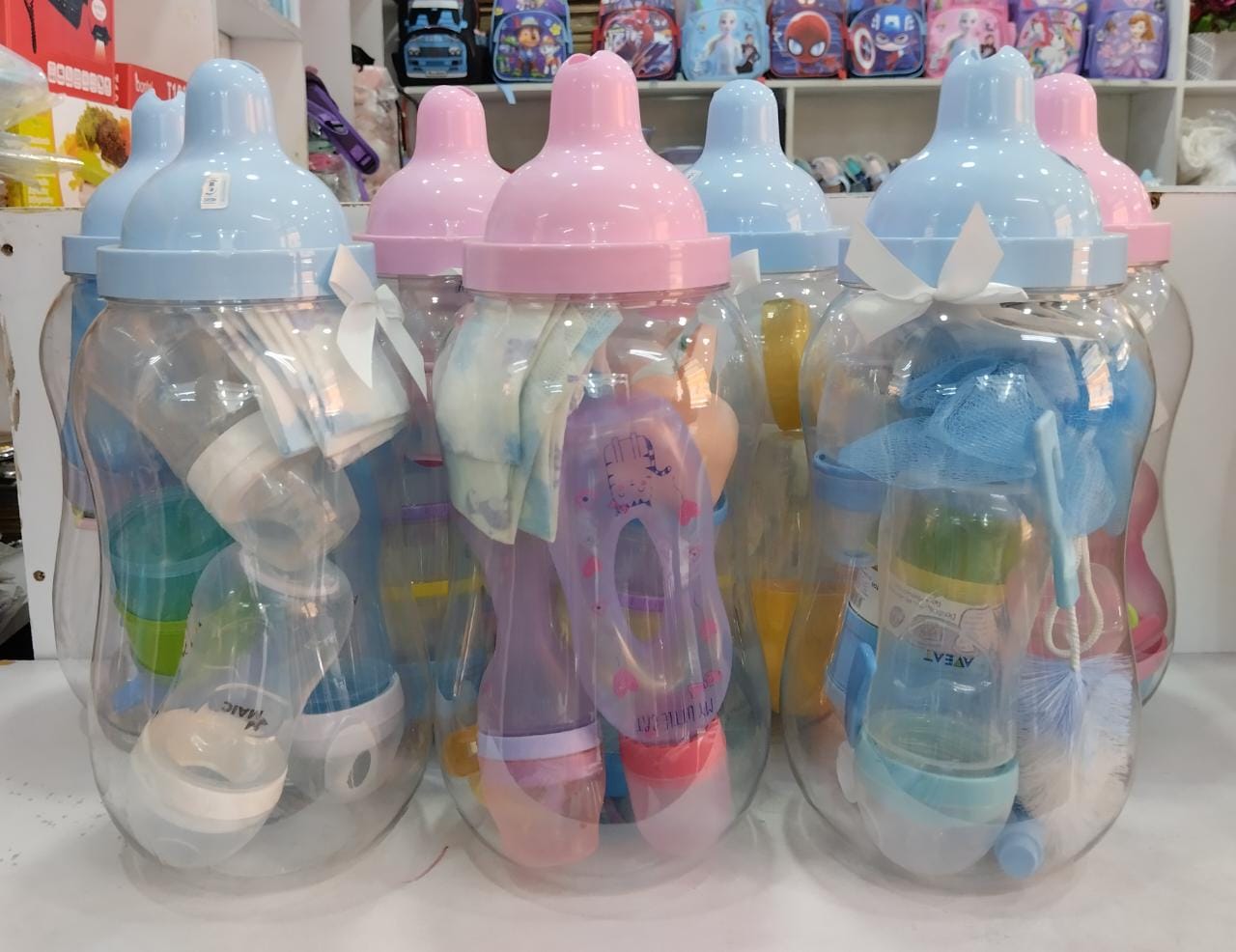 Portable baby bottle bank ...baby bottle set