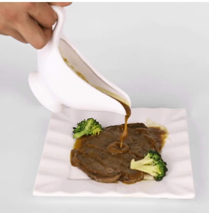 Set of 2pcs ceramic saucing kitchen jug