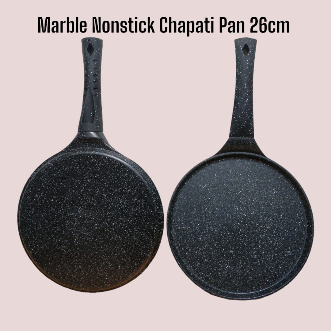 Nonstick mable kitchen chapati pan with 26cm