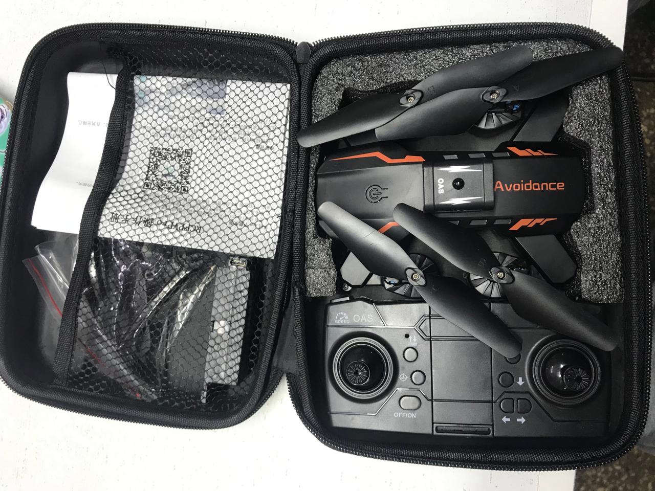 Foldable FPV Drone with 1080P WiFi Camera for Adult Beginners and Kids; Voice Gesture Control RC Quadcopter with Modular Battery for long flight time, Auto Hover, Carrying Case