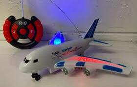 Airplane Toys for Kids Plane Toy Model with Lights and Music, Electrical Remote Control Airplane Party Gifts for Boys and Girls