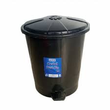Adix Kitchen Pedal Bin.(10L) & Foot Operate Waste Recycling Dustbin. Ideal for Home or Office Use.