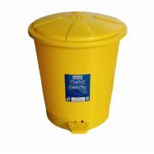 Adix Kitchen Pedal Bin.(10L) & Foot Operate Waste Recycling Dustbin. Ideal for Home or Office Use.
