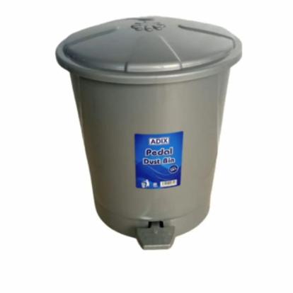 Adix Kitchen Pedal Bin.(10L) & Foot Operate Waste Recycling Dustbin. Ideal for Home or Office Use.
