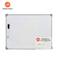 Stationery Magnetic Whiteboard 30 x 40cm plus 2 WHITE BOARD MARKER PEN