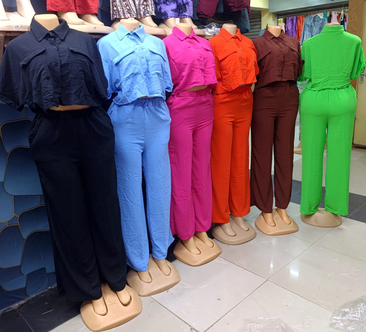 Fashion ladies trouser suit