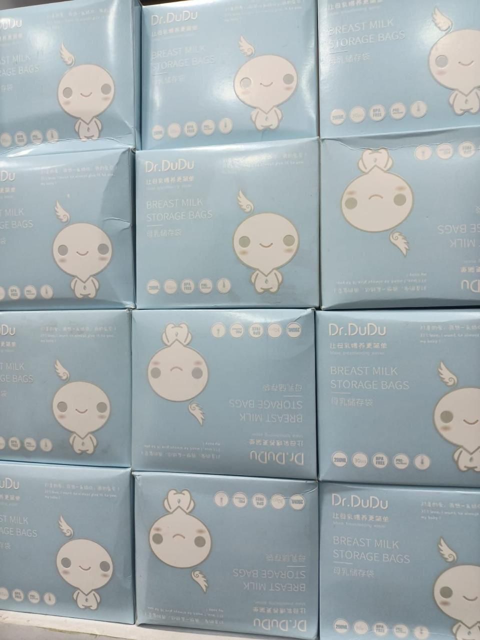 Dudu Dr Dudu Milk Storage Bags- 30 Pieces Double zip-lock breast Milk Storage Bags- 30 protect and safely store your precious breast milk They are pre-sterilized for immediate use and the self-standin