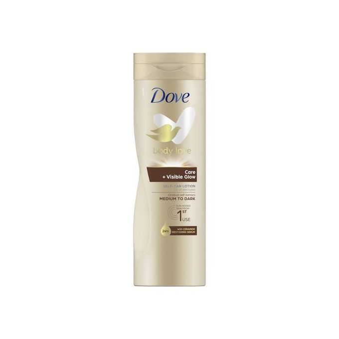 Dove Body Love Care + Visible Glow Lotion Medium-Dark.