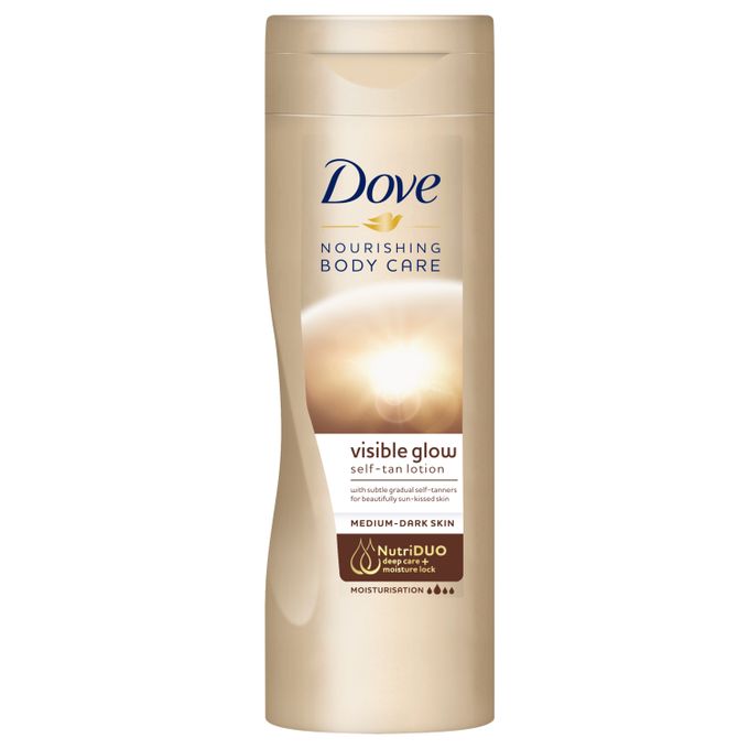 Dove Body Love Care + Visible Glow Lotion Medium-Dark.