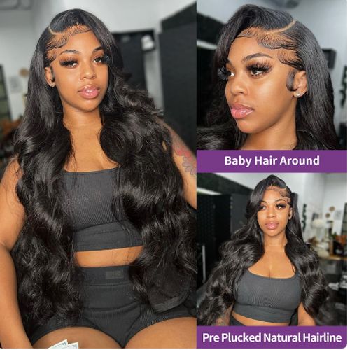 Human Hair Wigs 13X4 Real Full Lace Frontal Wig Body wave HD Transparent Lace Human Hair Wigs 100% 9A Human Hair Lace Wigs Pre Plucked