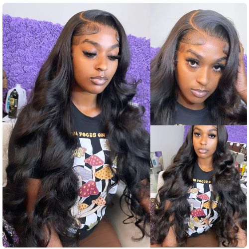 Human Hair Wigs 13X4 Real Full Lace Frontal Wig Body wave HD Transparent Lace Human Hair Wigs 100% 9A Human Hair Lace Wigs Pre Plucked