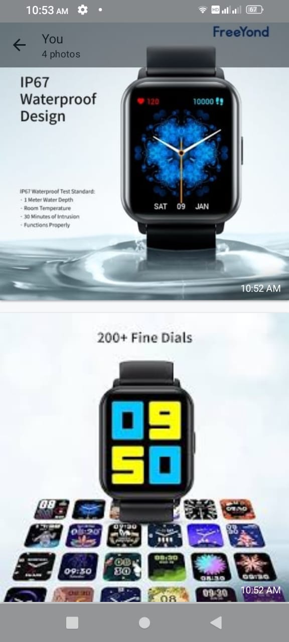 FREEYOND FI SMART WATCH IP67