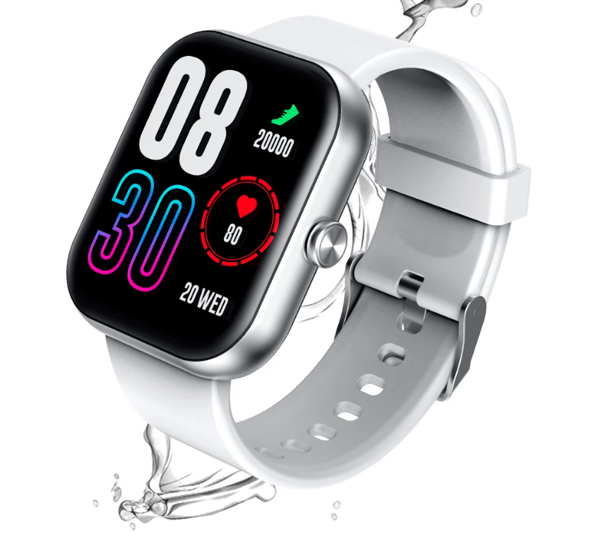 Infinix  Watch 1 Smart watch with Bluetooth Calling My Health App Waterproof IP68 Clear True Blood oxygen