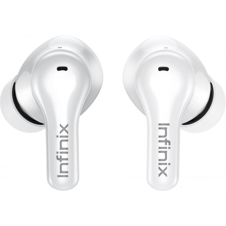 Infinix XE27 bluetooth earphones earpods 10mm Active Noise Cancellation(ANC) ,5/28 Hours long battery life Deep Bass Drivers, Dynamic Audio