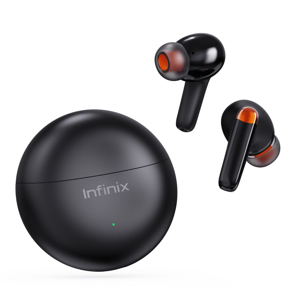 Infinix NEO XE26 Earbuds Noir  6/30H Long battery lifeBT5.3 Low latency Anti-interference Stable Connection Dual-Mic ENC for Clear Call Bluetooth earphones earpods