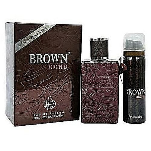 Brown Orchid Perfume For Men EDP + Deo Spray