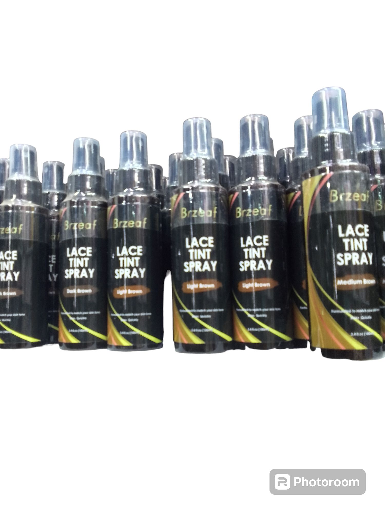 Lace Tint Spray For Lace Wigs Dark Brown Middle Brown Light Brown Lace Tint Spray For Closures, Wigs And Closure Front 100Ml