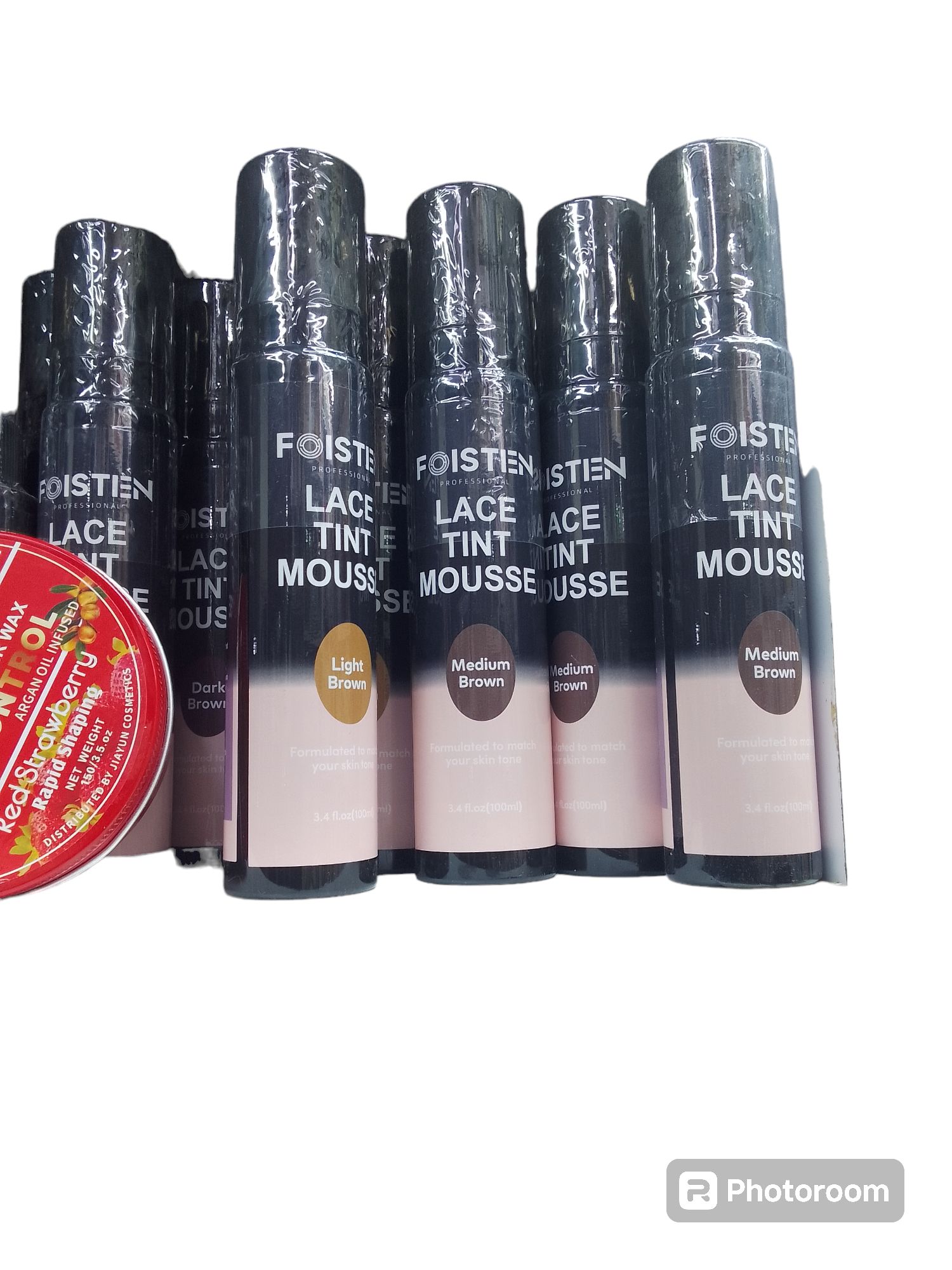 Lace Tint Mousse for Wigs Melt,Wig Lace Spray Concealer Tinted Waterproof Fast Drying No Residues Perfect Match for All Lace Wigs Hair Types 100ML