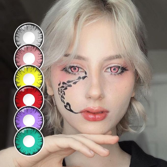 Colored Contact Lenses Party Crazy Color Enlarge Beautify