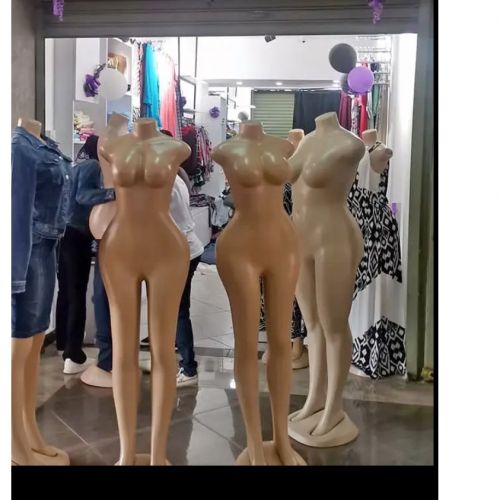 Brown Female Full Body Female Mannequin / Dummy Armless