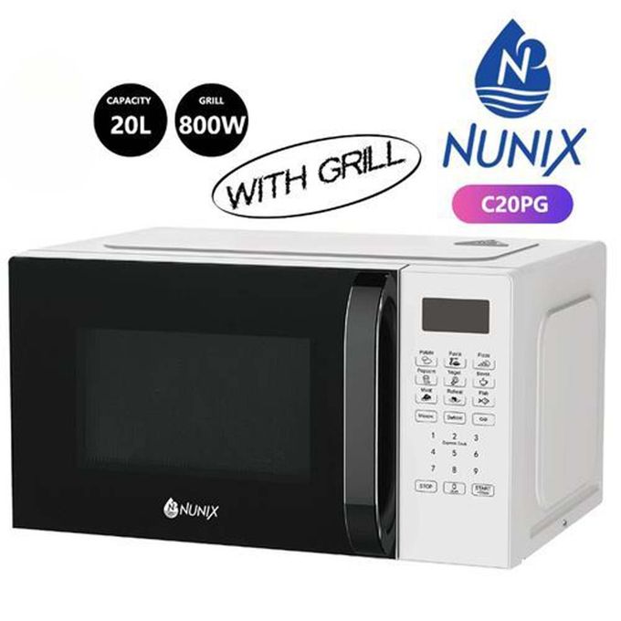Nunix 20l Digital microwave with grill