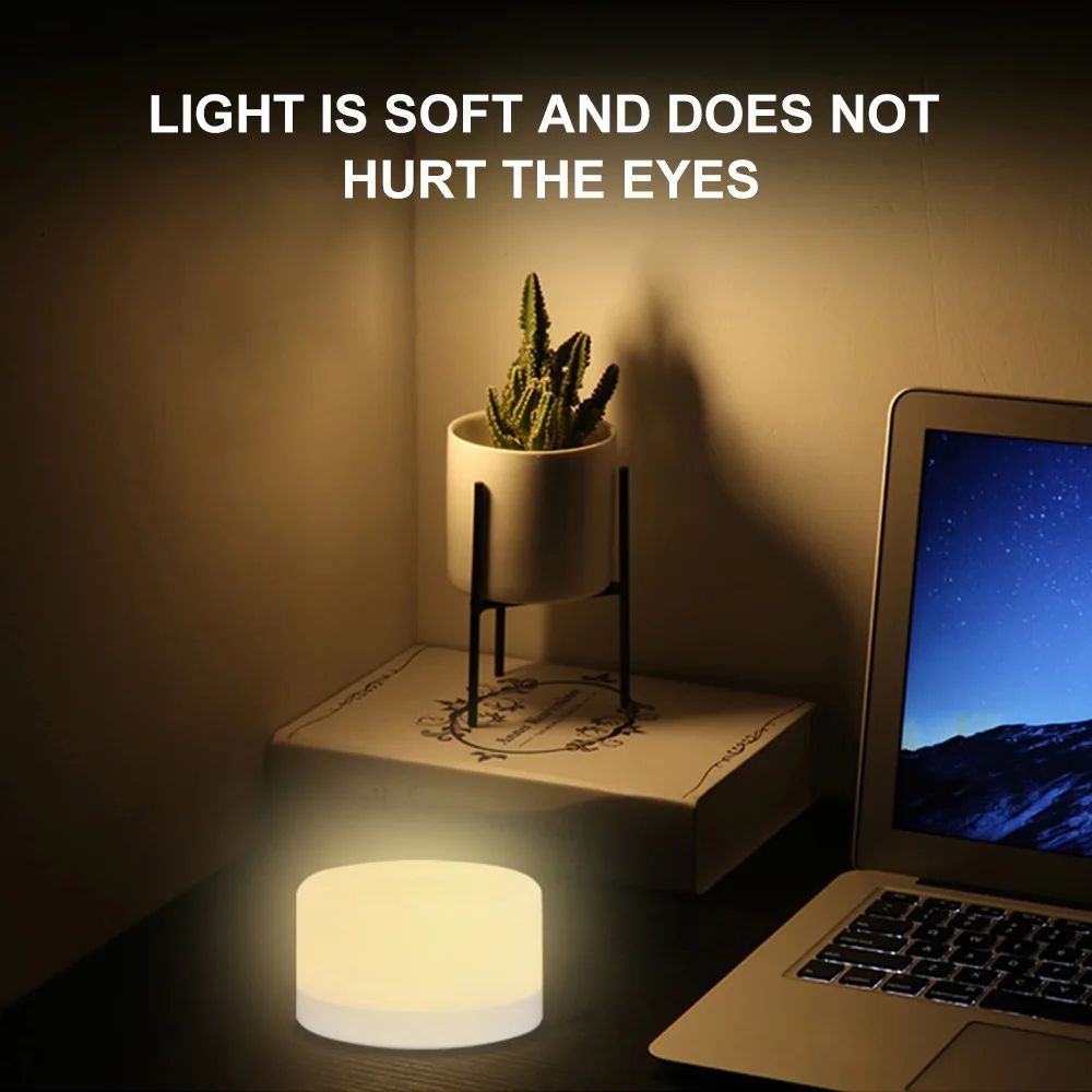 Night Light Led Wireless USB Charging Portable Long Endurance Lamp Baby Nursery Breastfeeding Rechargeable Kids Mini Bedside