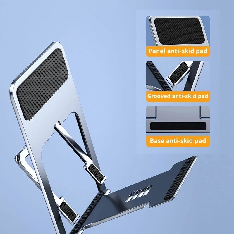 Desktop Phone Tablet Holder Stand Multi-Angle Folding Tablet Stand Mobile Phone Support For iPhone 15 14 13 12 Pro Xiaomi Realme