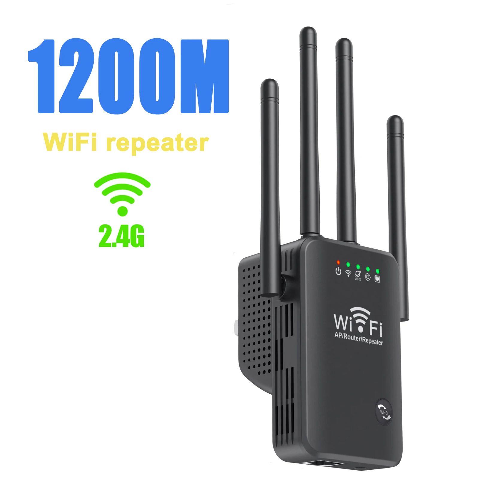 2.4Ghz Wireless WiFi Repeater 300Mbps Router Wifi Amplifier 2.4G Wifi Long Range Extender Wi-Fi Signal Amplifier Repeater