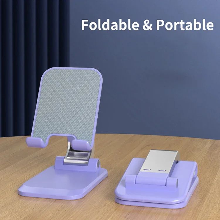 Aluminum Alloy Adjustable Desktop Cell Phone Holder Cell Phone Holder Stand for All Smartphones