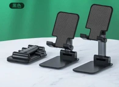 Aluminum Alloy Adjustable Desktop Cell Phone Holder Cell Phone Holder Stand for All Smartphones