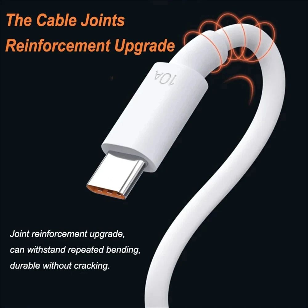 120W USB Type C Cable 10A Fast Charging Wire Mobile Phone USB Line For Huawei 30 Xiaomi Redmi Samsung POCO USB C Data Cable Cord