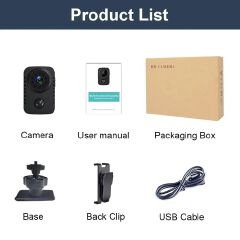 Mini Body Camera 1080P Full HD Smart Security Pocket Night Vision Motion Dection Camcorder For Cars Standby PIR Video Recorder