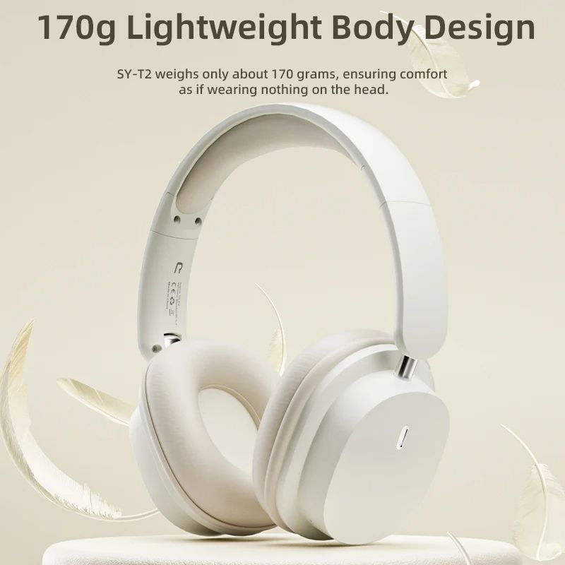 T2 Headphones Blutooth Earphone Wireless Earphones HD Microphone ENC Voice Noise Reduction Earpods Bluetooth Earbuds With Cable