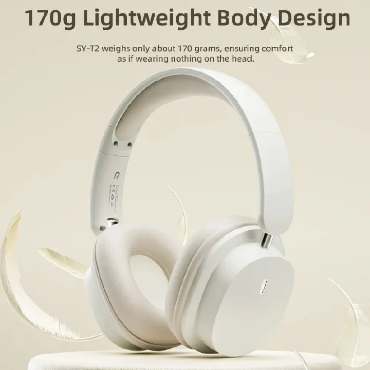 T2 Headphones Blutooth Earphone Wireless Earphones HD Microphone ENC Voice Noise Reduction Earpods Bluetooth Earbuds With Cable