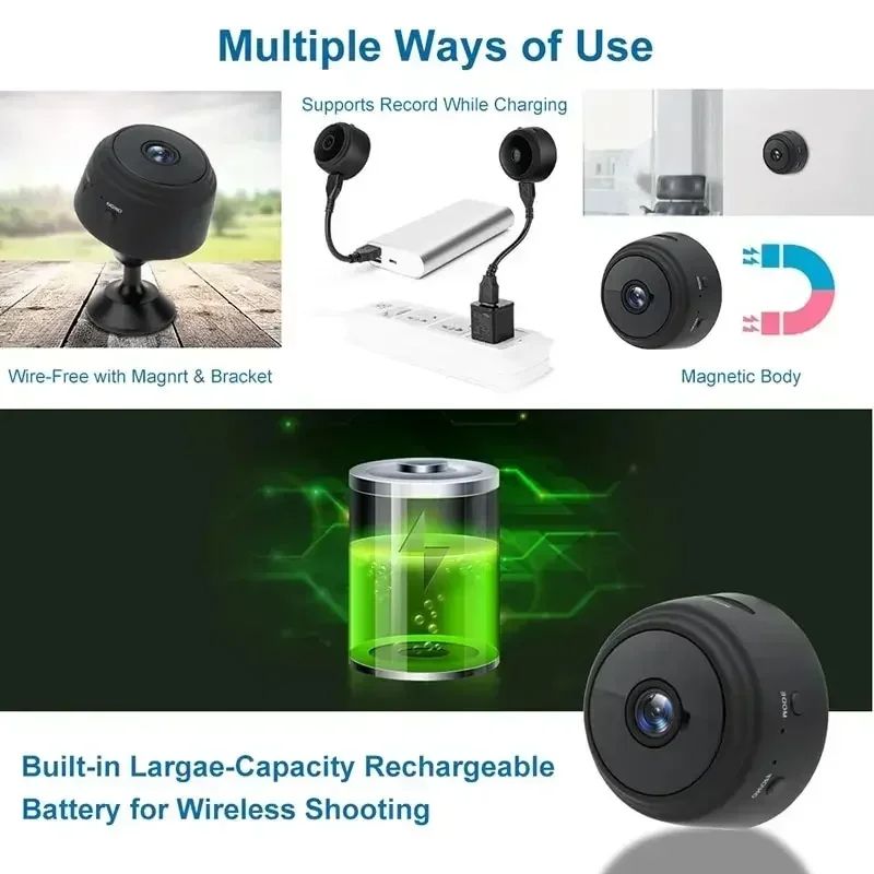 A9 Mini WiFi Camera Wireless Monitoring Security Protection Remote Monitor Camcorders Video Surveillance Smart Home