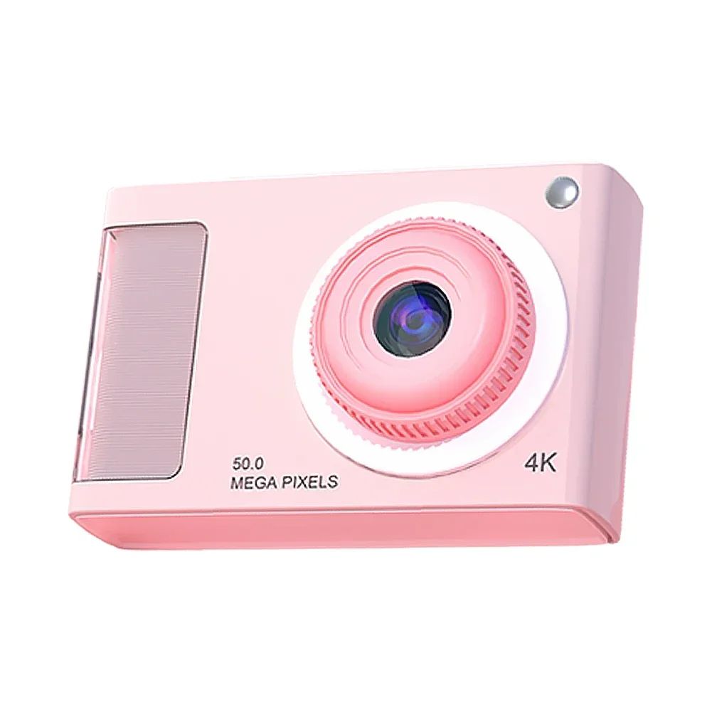 HD 1080P 48MP Dual Lens Digital Point and Shoot Camera Anti Shake Support 32GB Card for Boys Girls Children Compact Small Camera