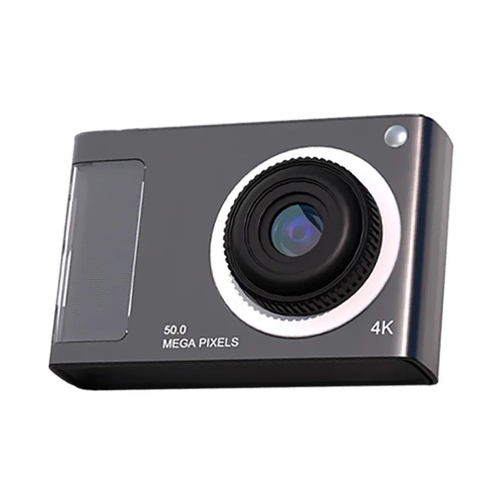 HD 1080P 48MP Dual Lens Digital Point and Shoot Camera Anti Shake Support 32GB Card for Boys Girls Children Compact Small Camera